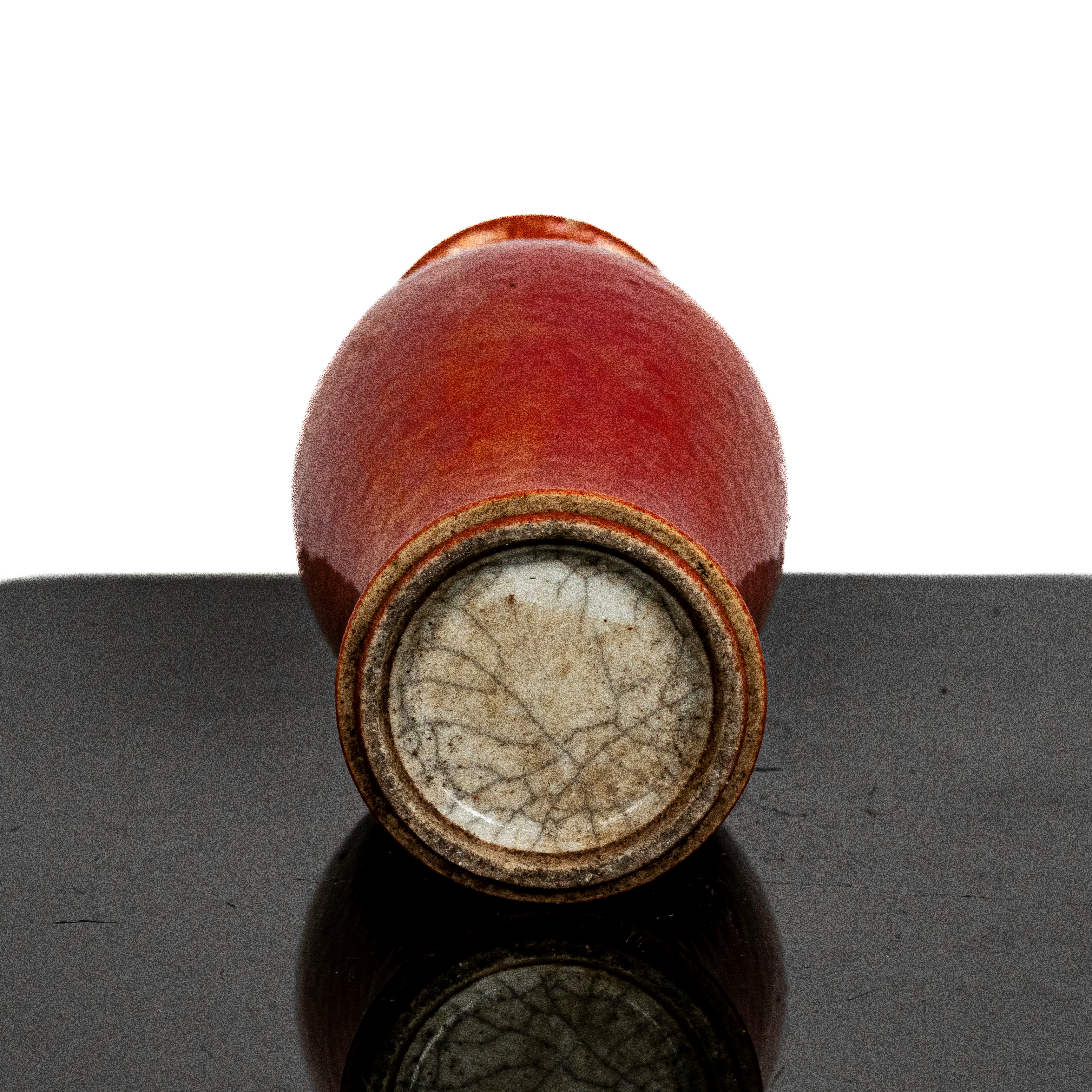 Vaso in Smalto Rosso