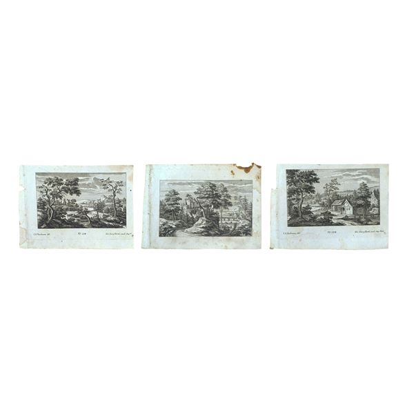 Johann George  Hertel - N°3 River landscapes