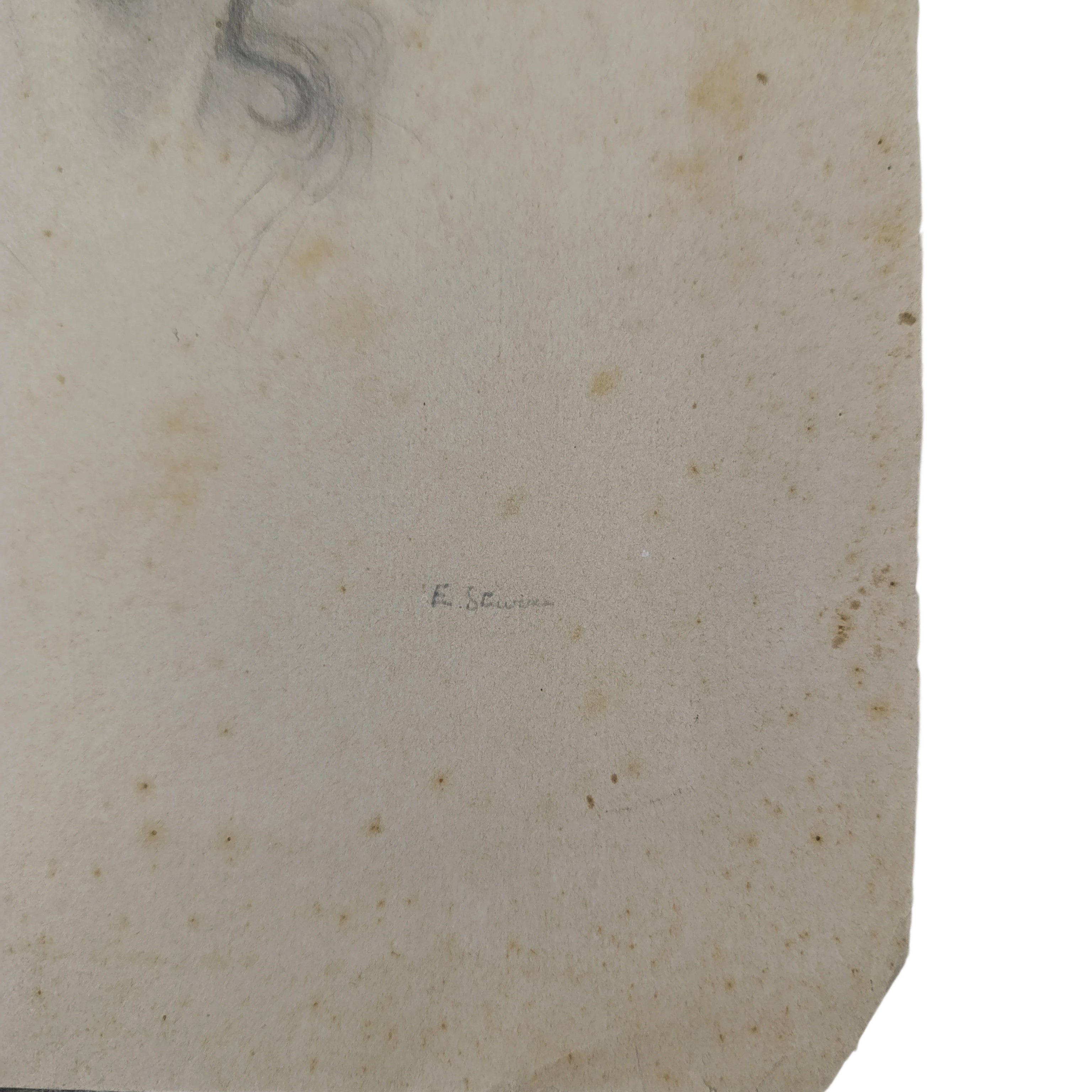 Volto di donna con fiore in mano