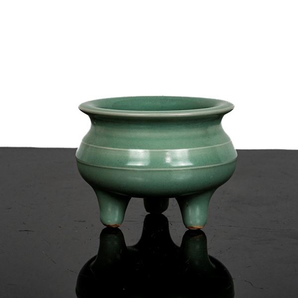 Green Porcelain Incense Burner