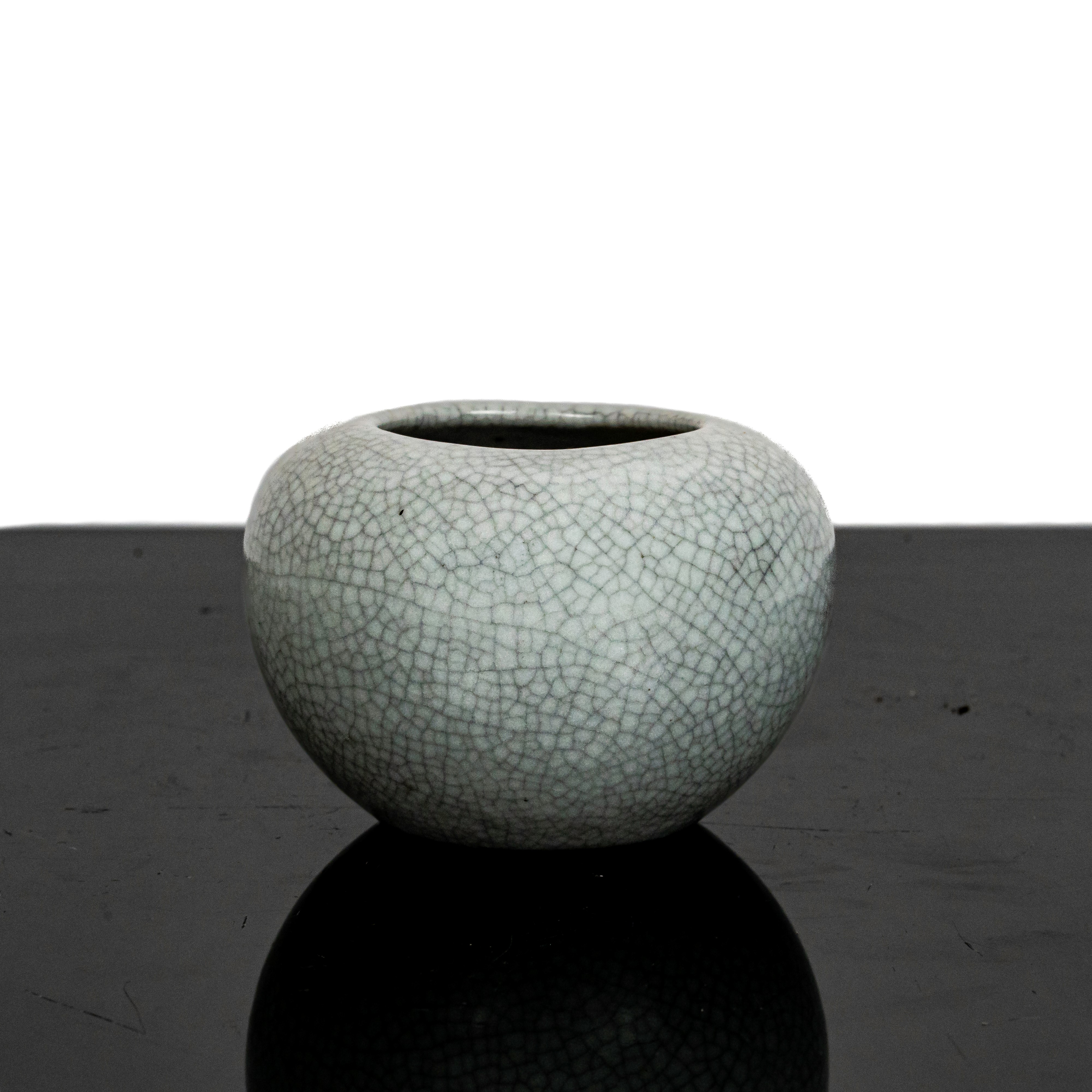 Bruciatore di incenso in smalto ceramica Qianlong Nian Zhi