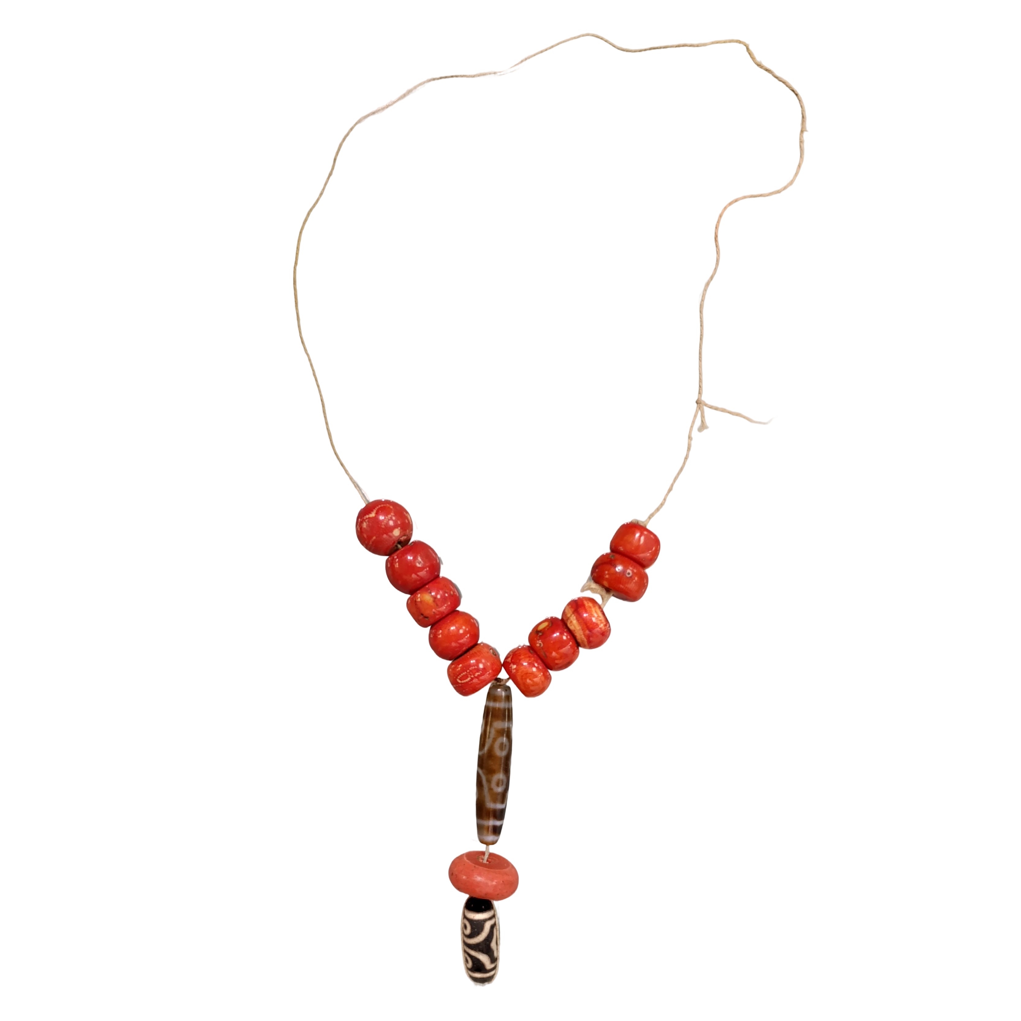 Collana in Corallo Tibetano
