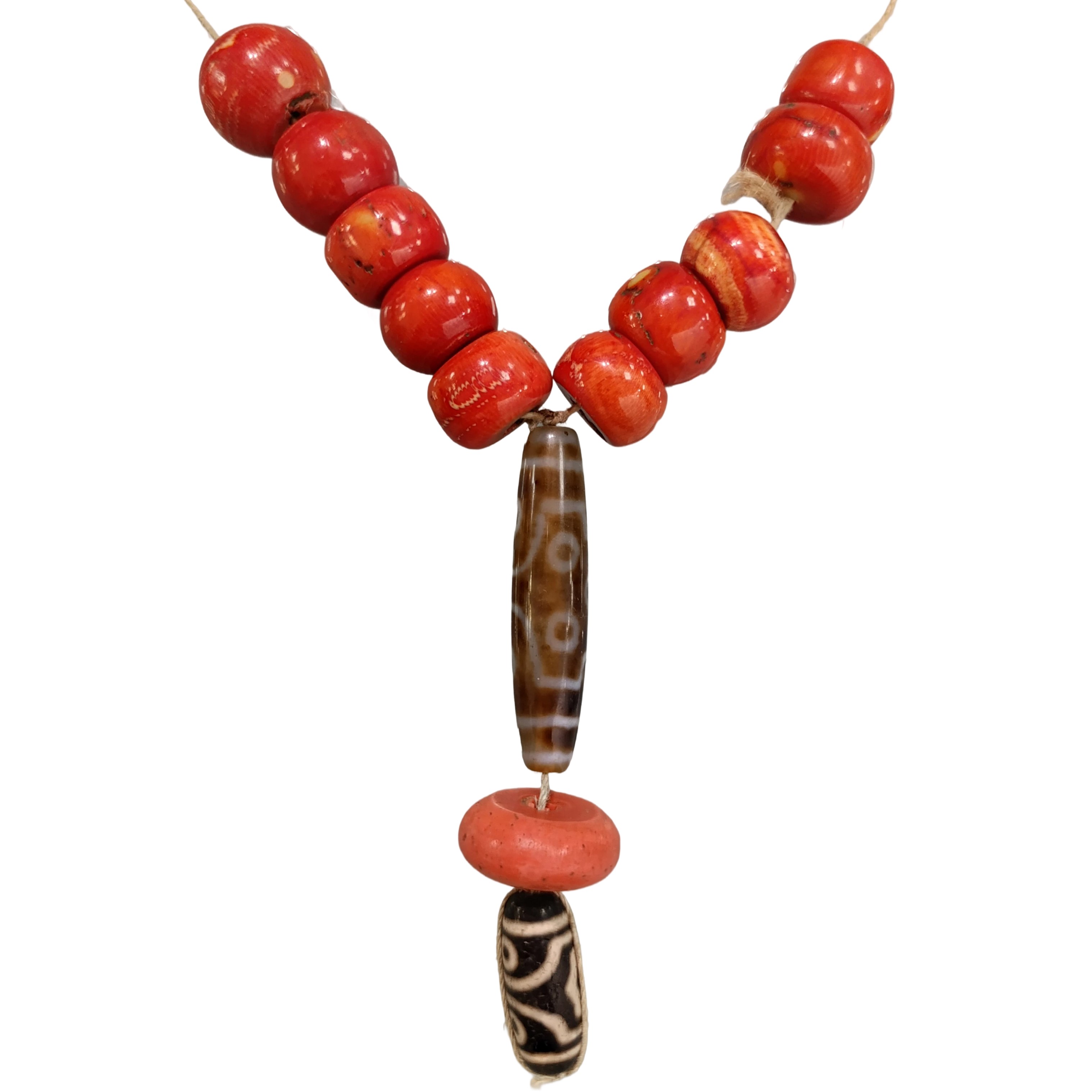 Collana in Corallo Tibetano