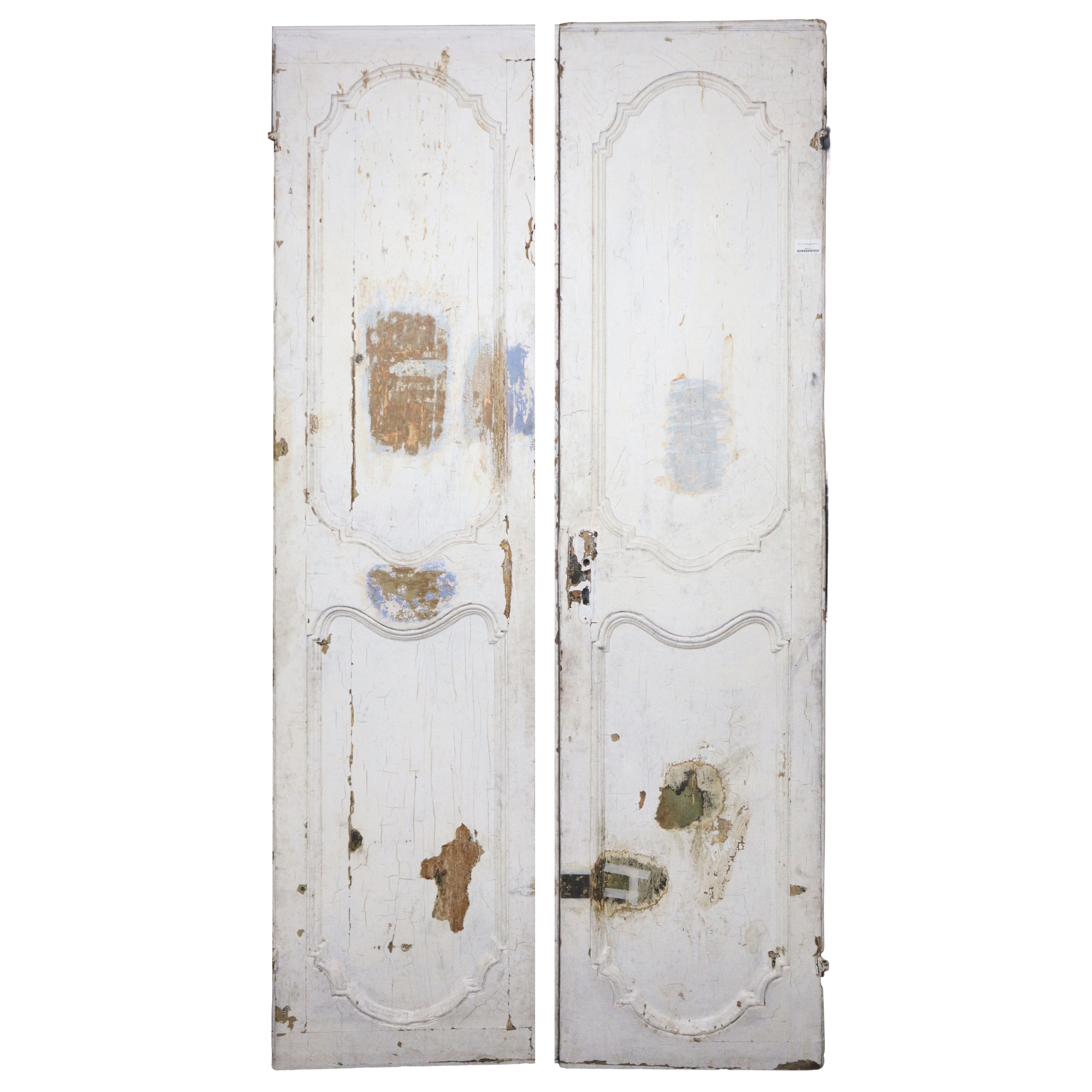 Porta a due ante rilaccata bianca