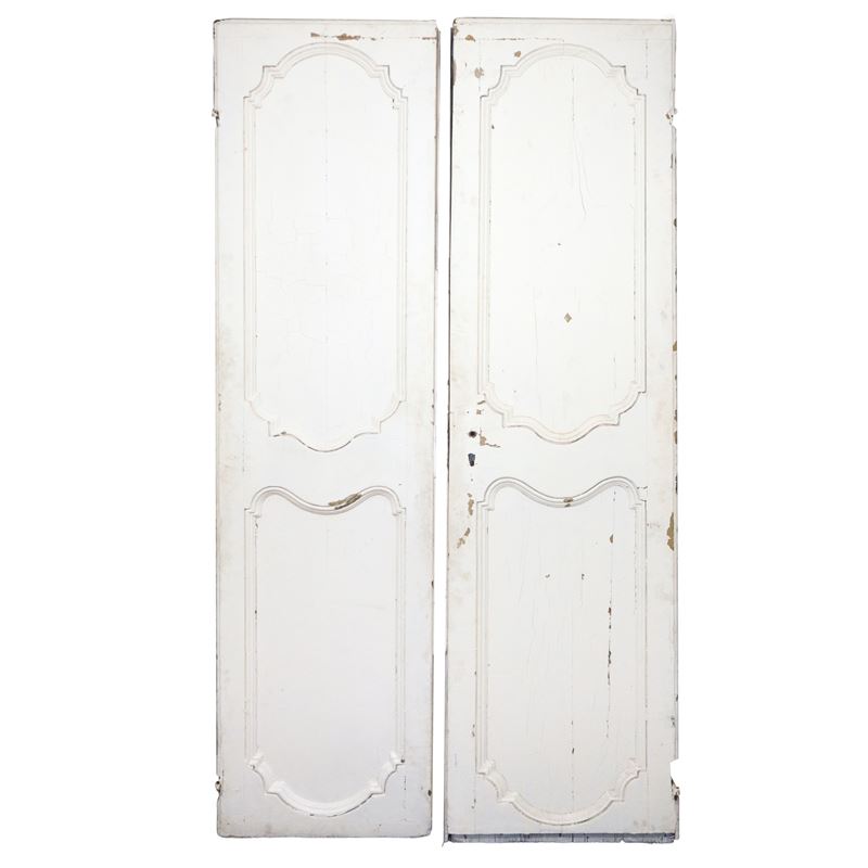 Porta a Due Ante Rilaccata Bianca