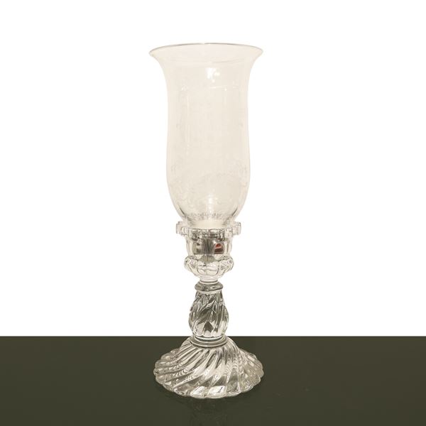 Saint Louis - Chiselled crystal lamp