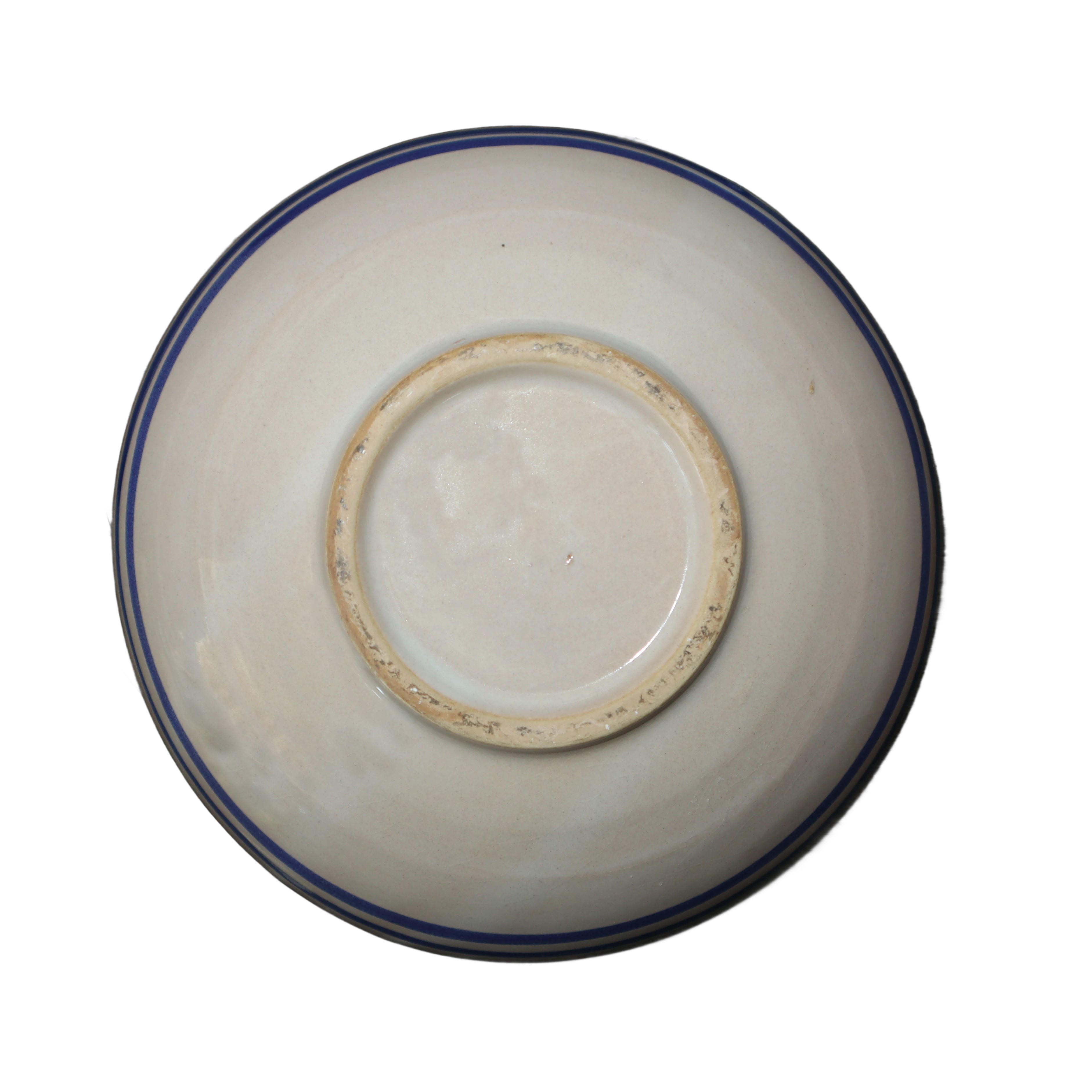 Coppia di Ciotole in Ceramica di Caltagirone Raffiguranti Ciliegie.