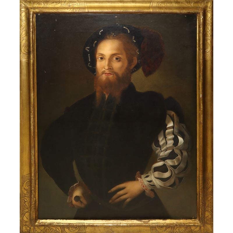 Guglielmo Faija - Giovane dai Capelli Rossi in Abiti Rinascimentali
