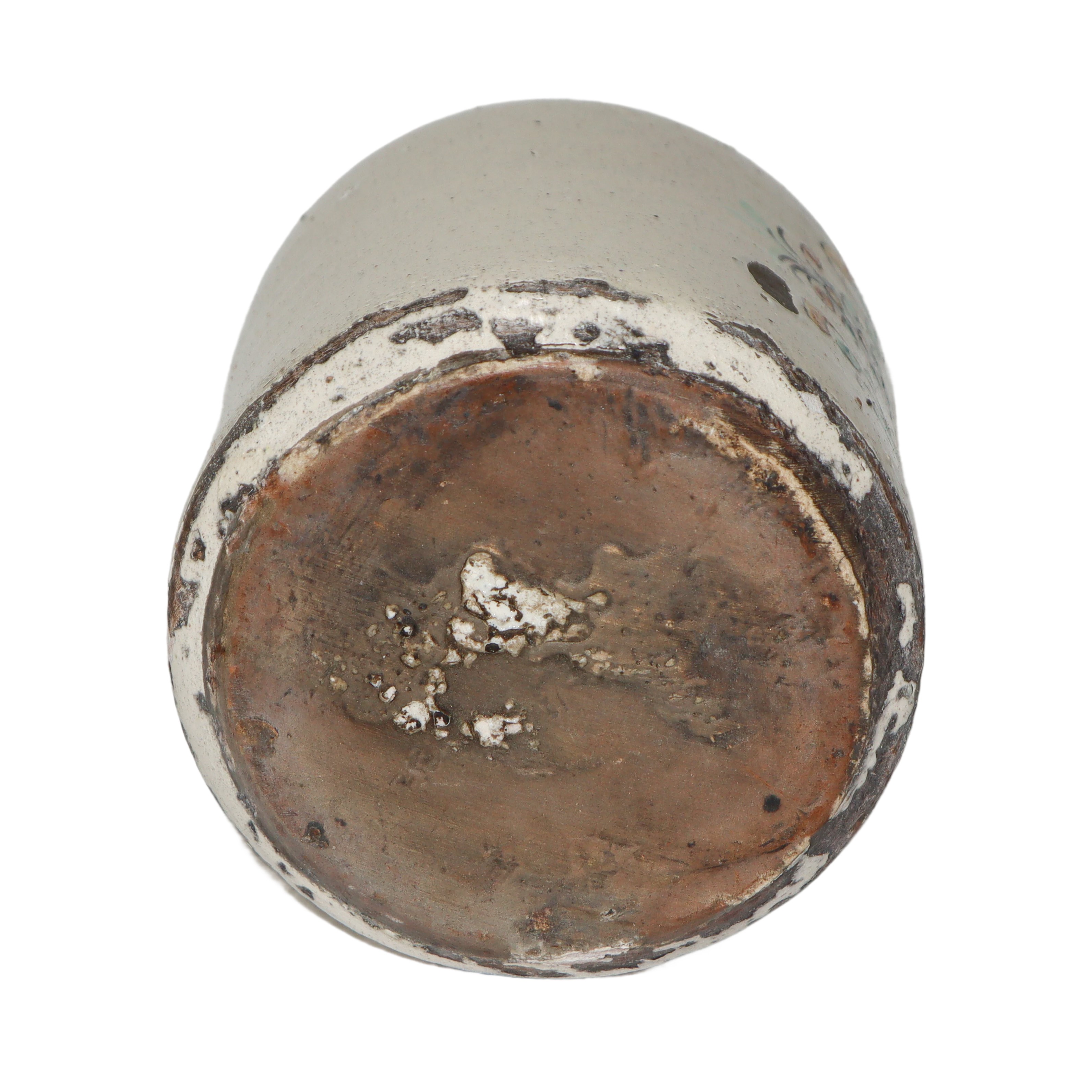 Coppia di bottiglie da farmacia, acqua di lino ed acqua di menta