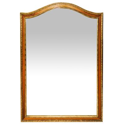 Specchiera in Legno Dorato e Laccato
