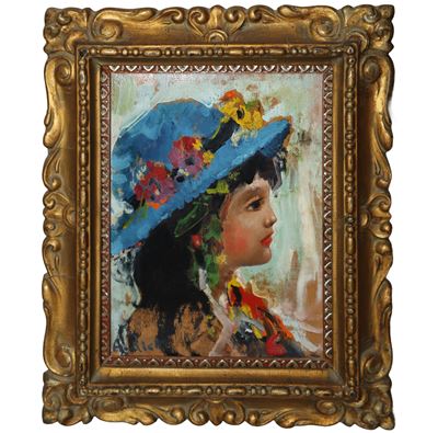 Ritratto di Ragazza con Cappello