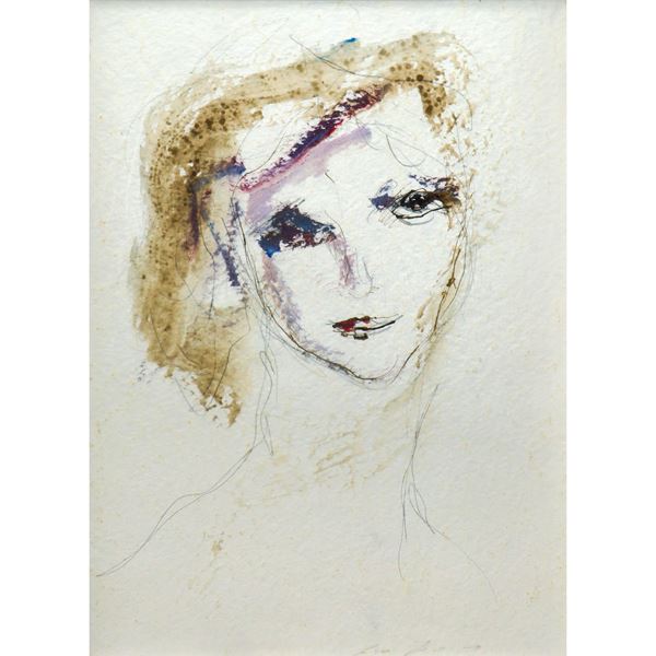 Ernesto Treccani - Woman&#39;s face