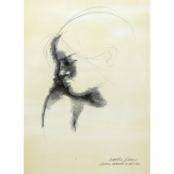 Emilio Greco - Girl&#39;s face