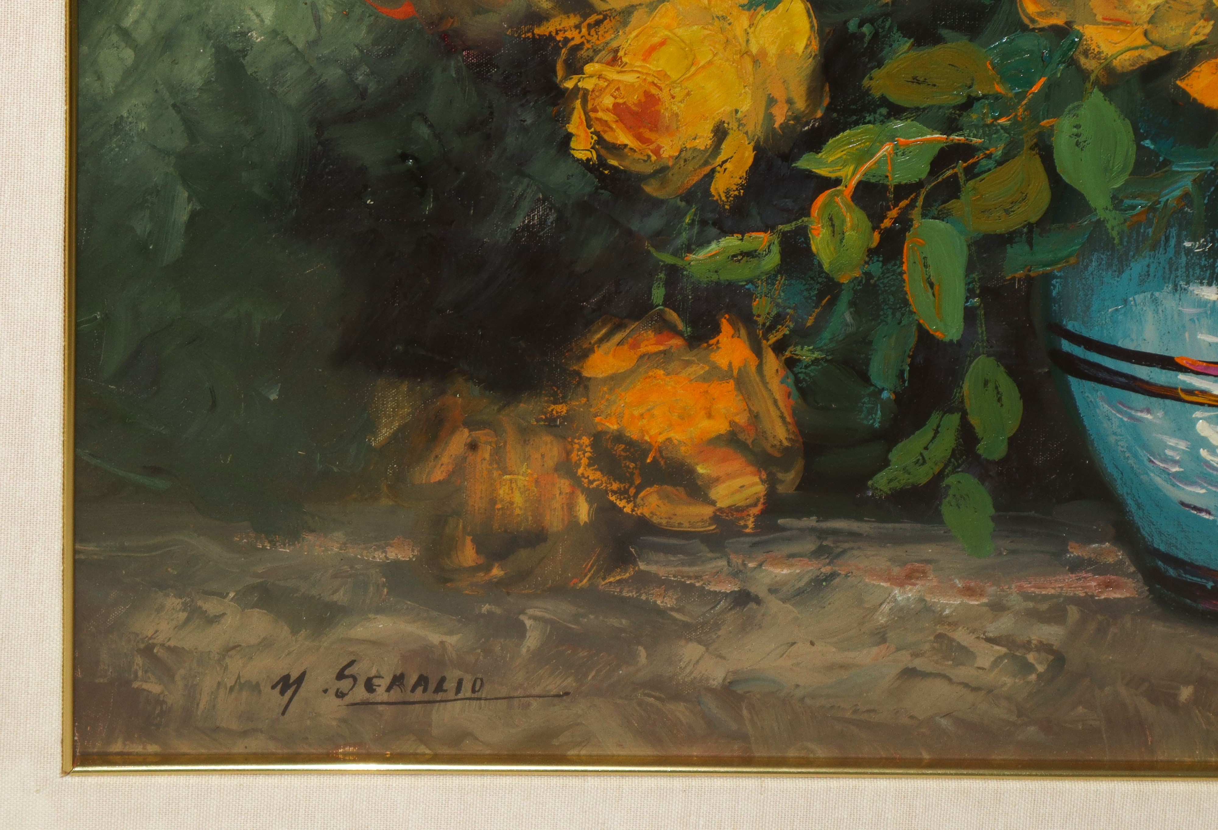 Natura morta di fiori con vaso