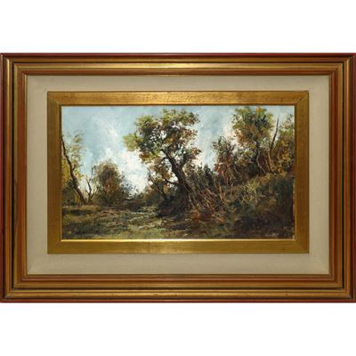 Paesaggio con alberi