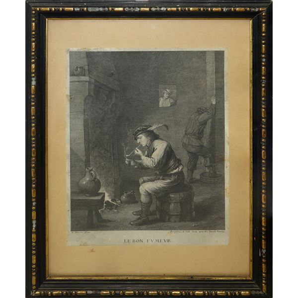 David  Teniers - Le bon fumeur