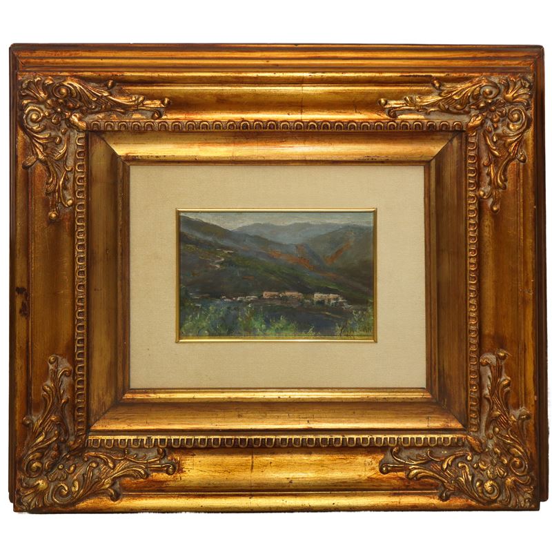 Eugenio Viti - Paesaggio di Montagna