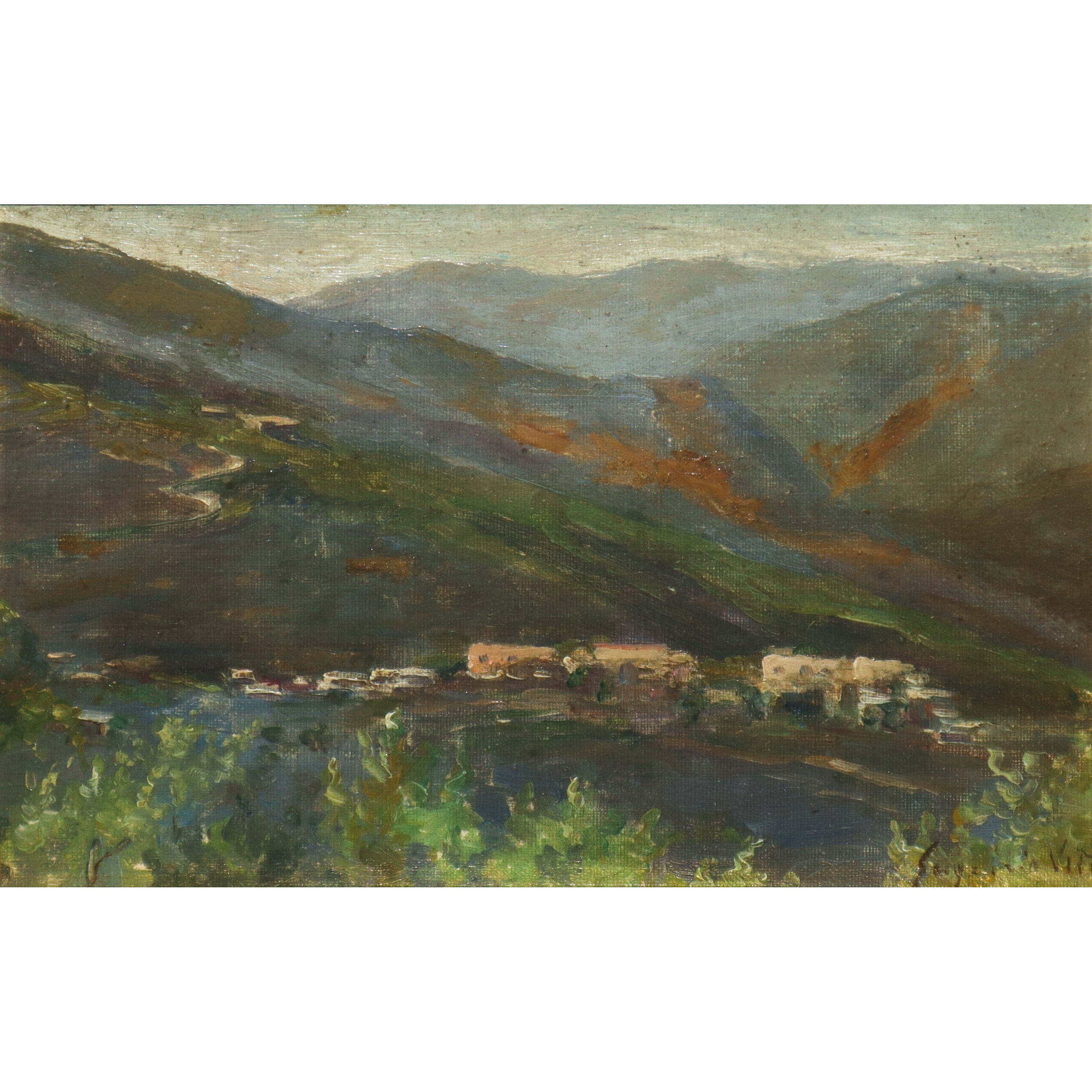 Eugenio Viti - Paesaggio di Montagna