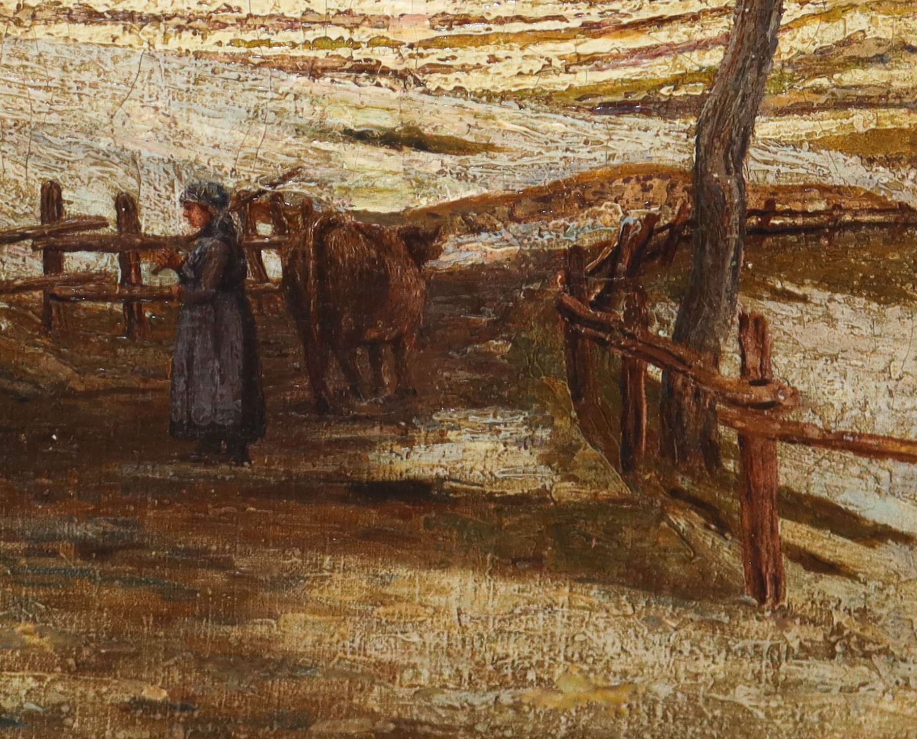 Paesaggio con Contadina