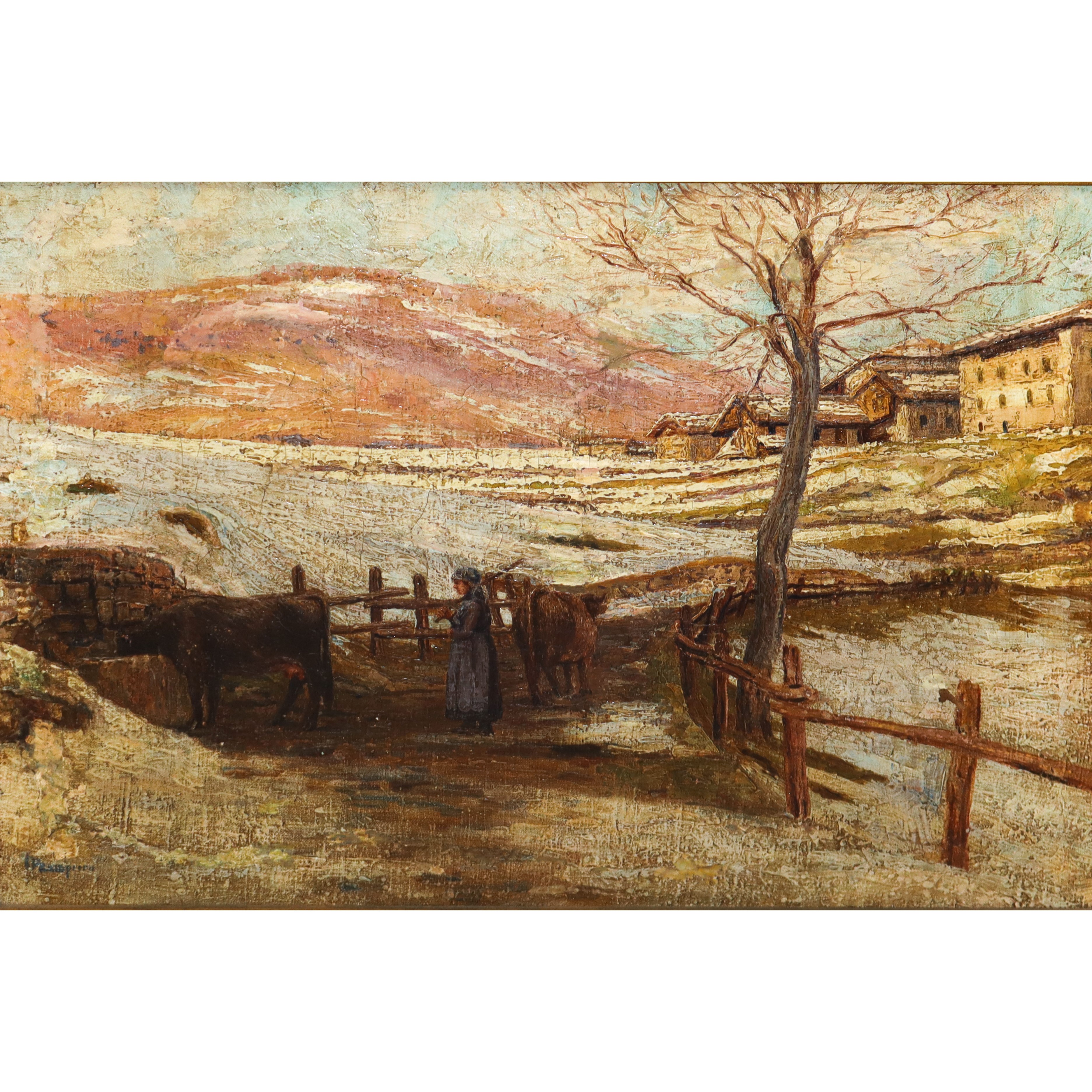 Paesaggio con Contadina