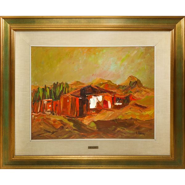 Miela  Reina - Paesaggio montano con case