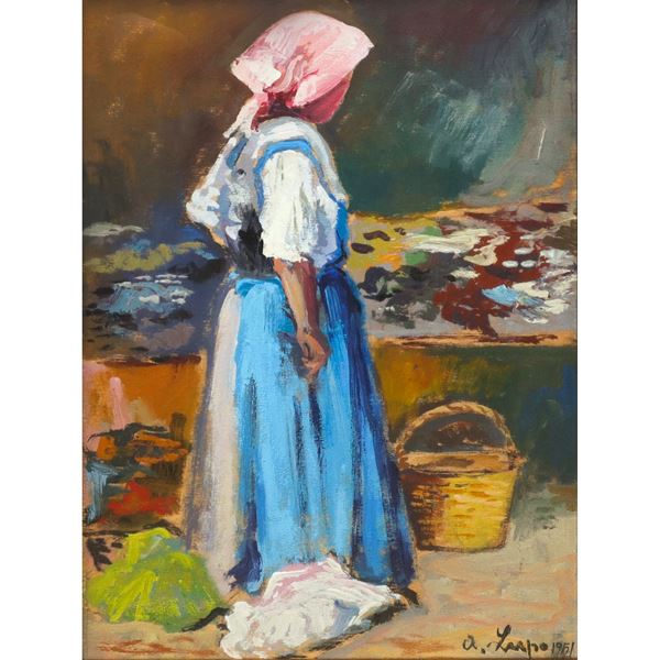 Alessandro  Lupo - Peasant woman with basket