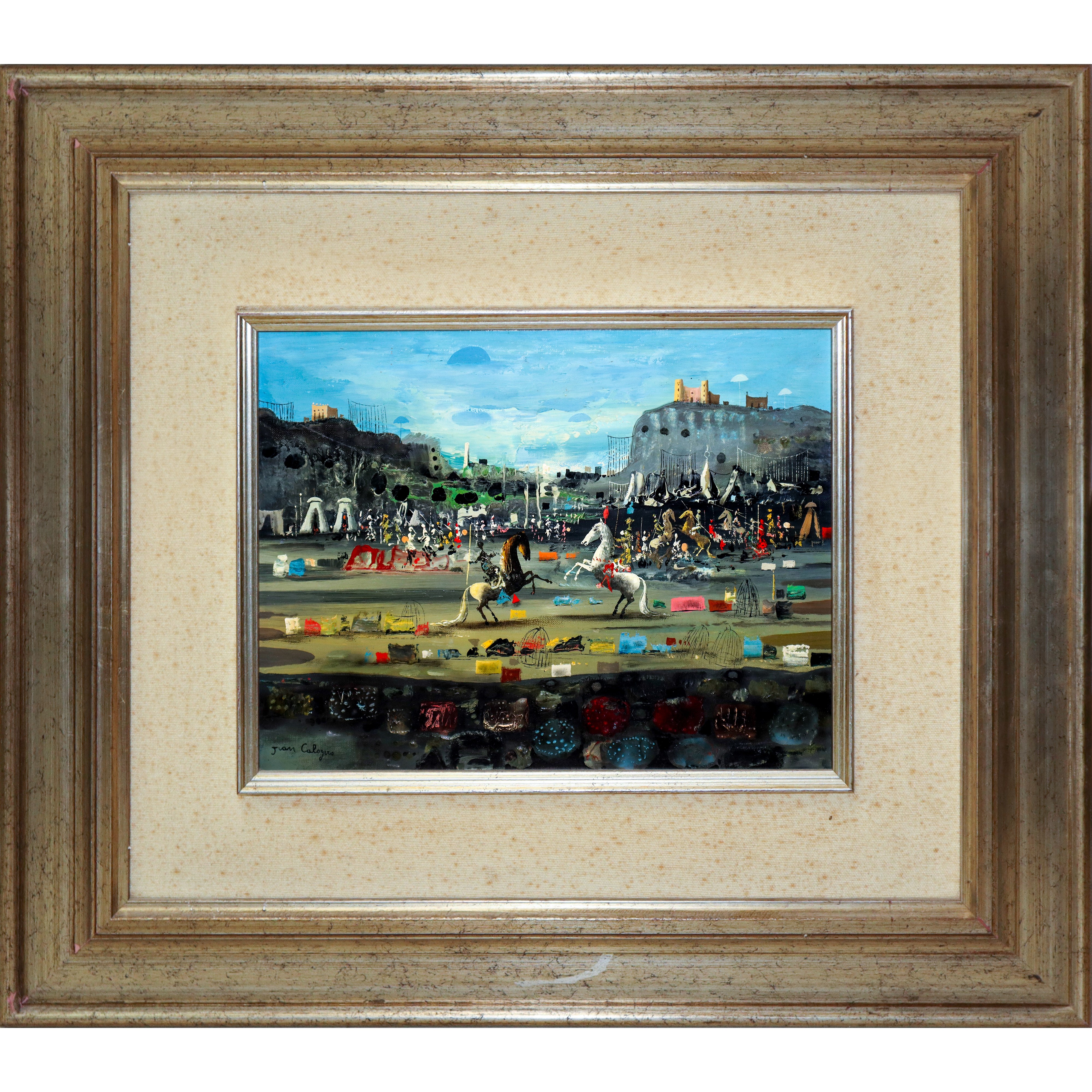 Giostra di cavalieri e cavalli