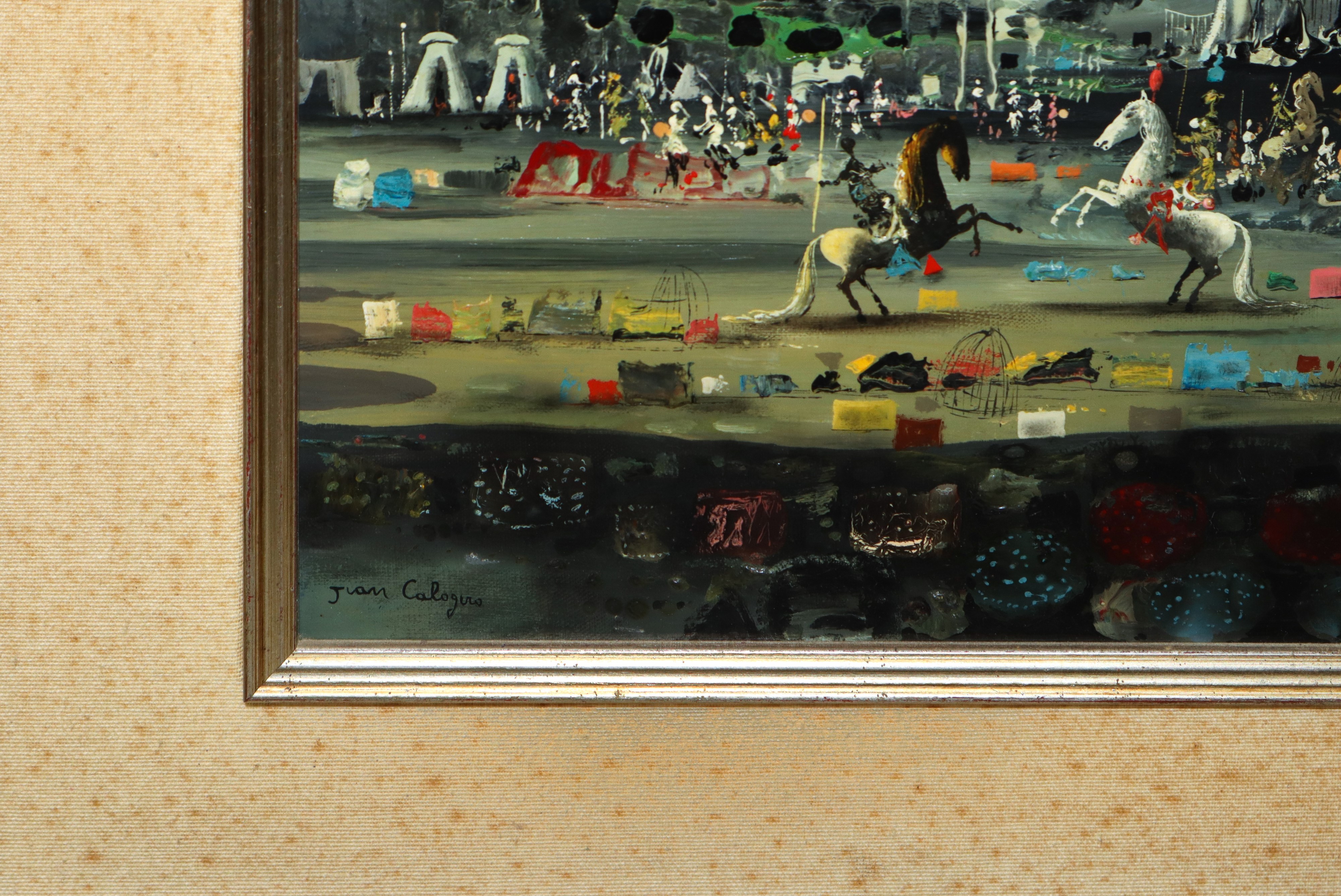 Giostra di cavalieri e cavalli