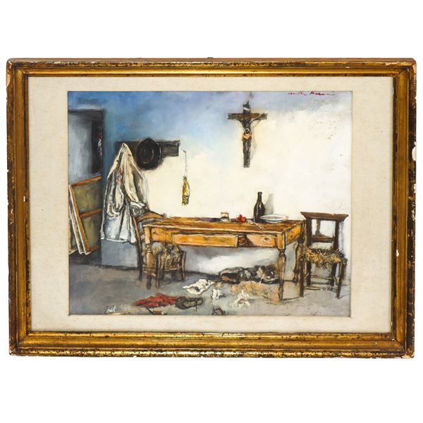 Walter Piacesi - Studio corner wit various things