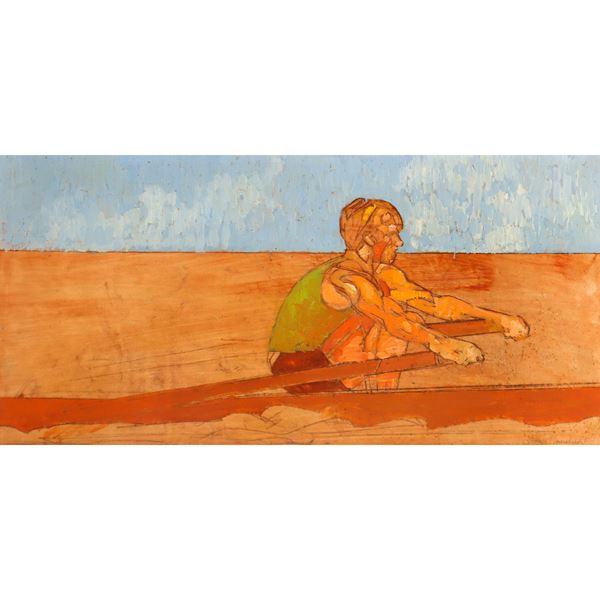 Lorenzo  Tornabuoni - Man with canoe