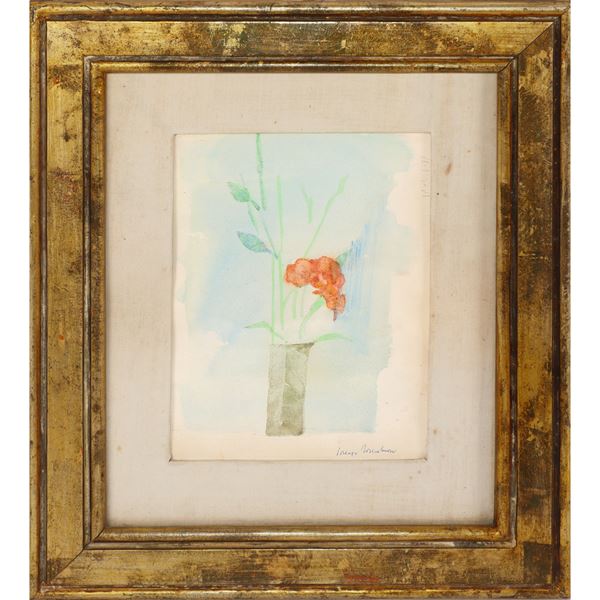 Lorenzo  Tornabuoni - Vase of red flowers