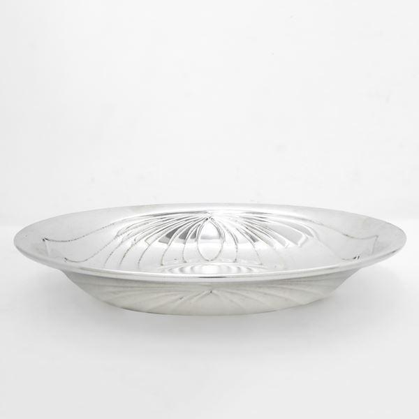 Piccolo piatto rotondo in argento 925