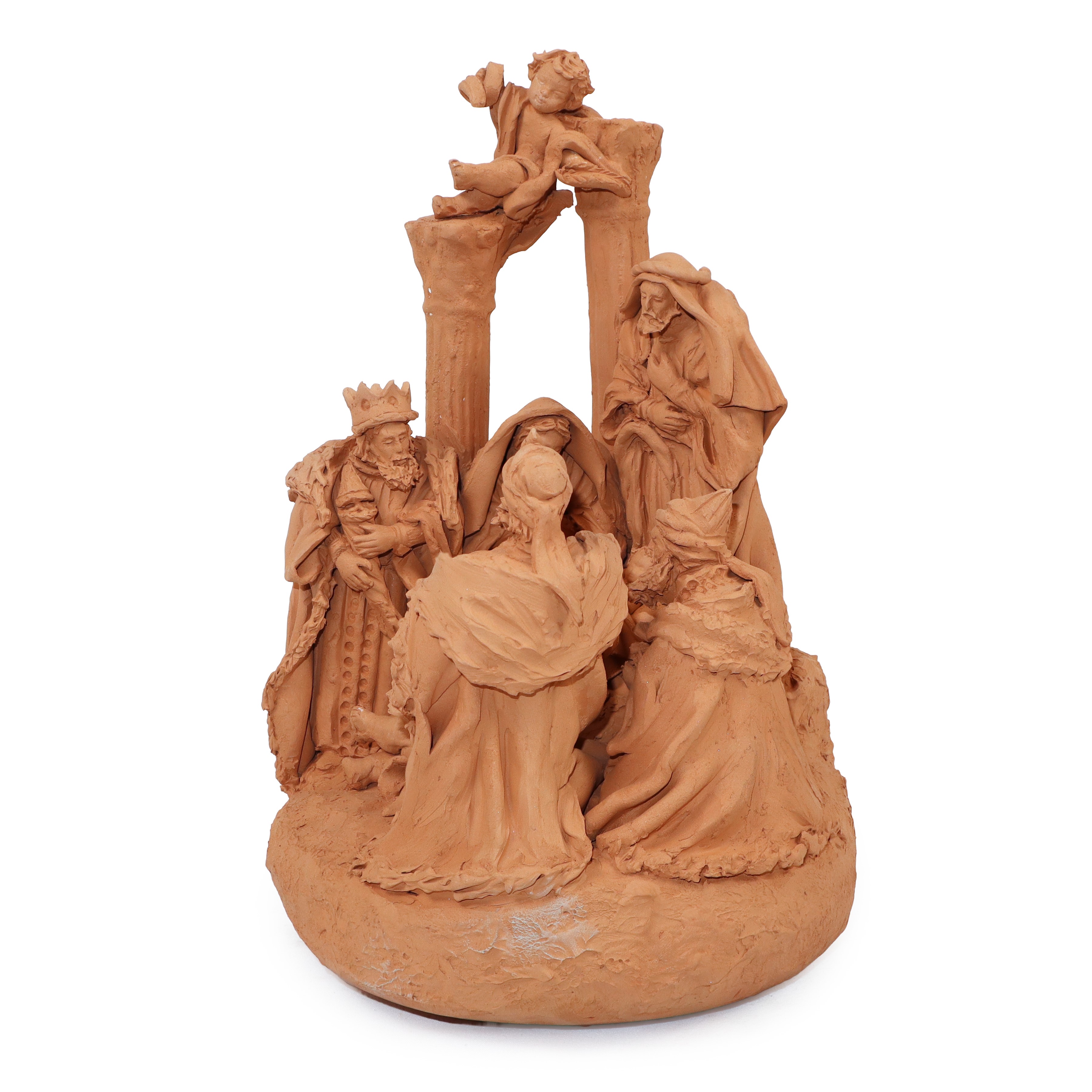 Natività e re Magi in terracotta