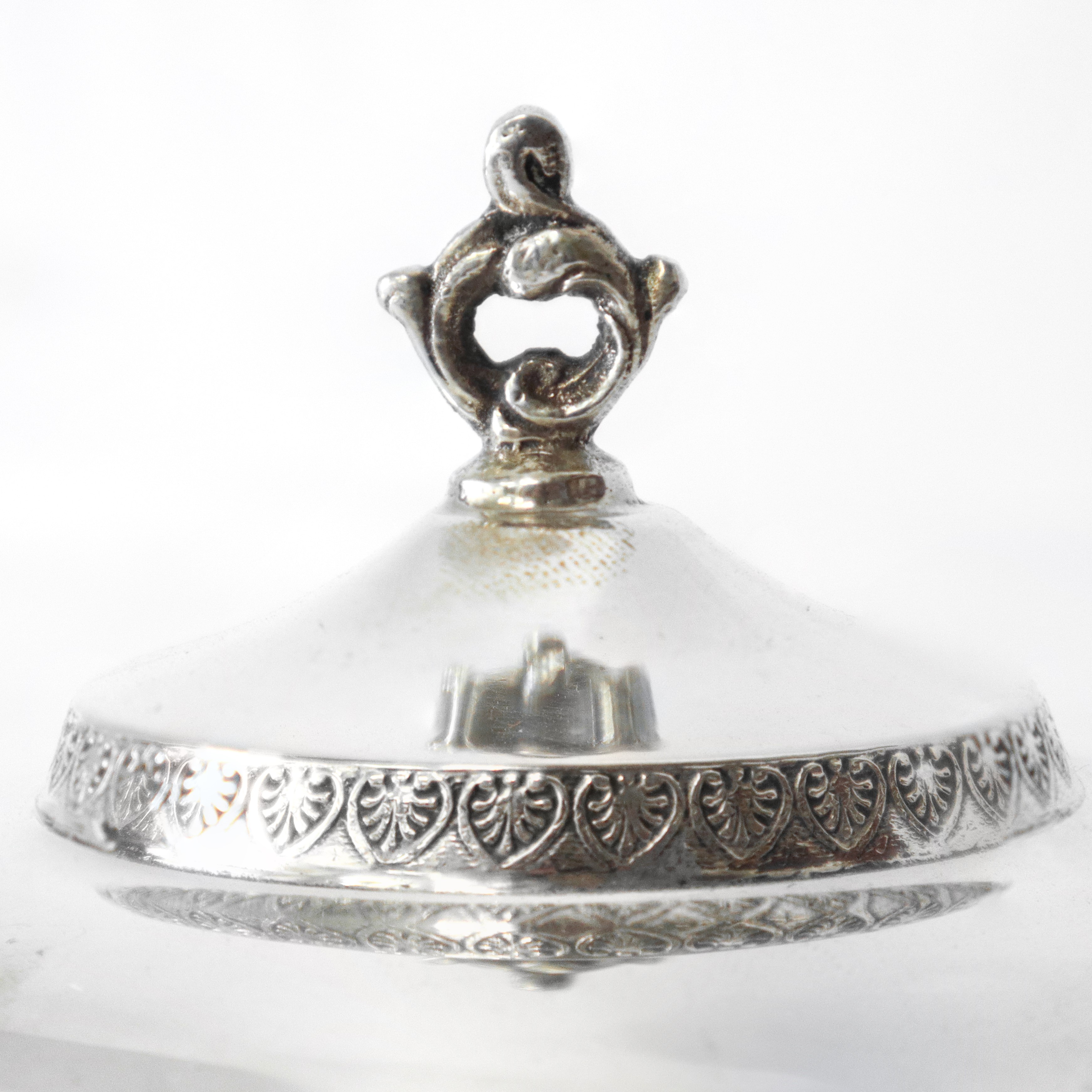 Zuccheriera in argento 800
