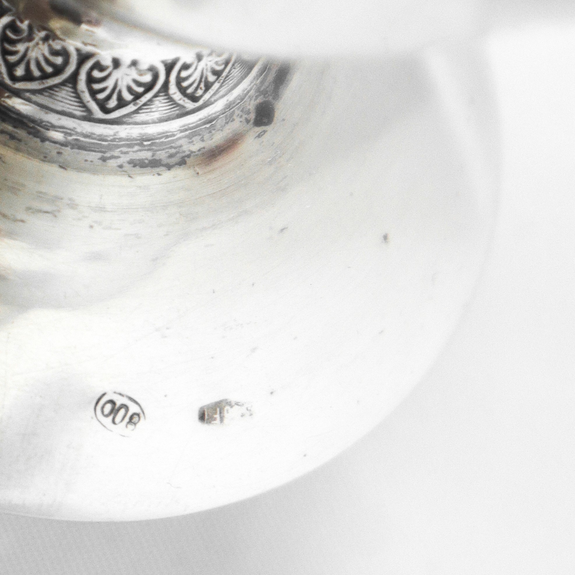 Zuccheriera in argento 800