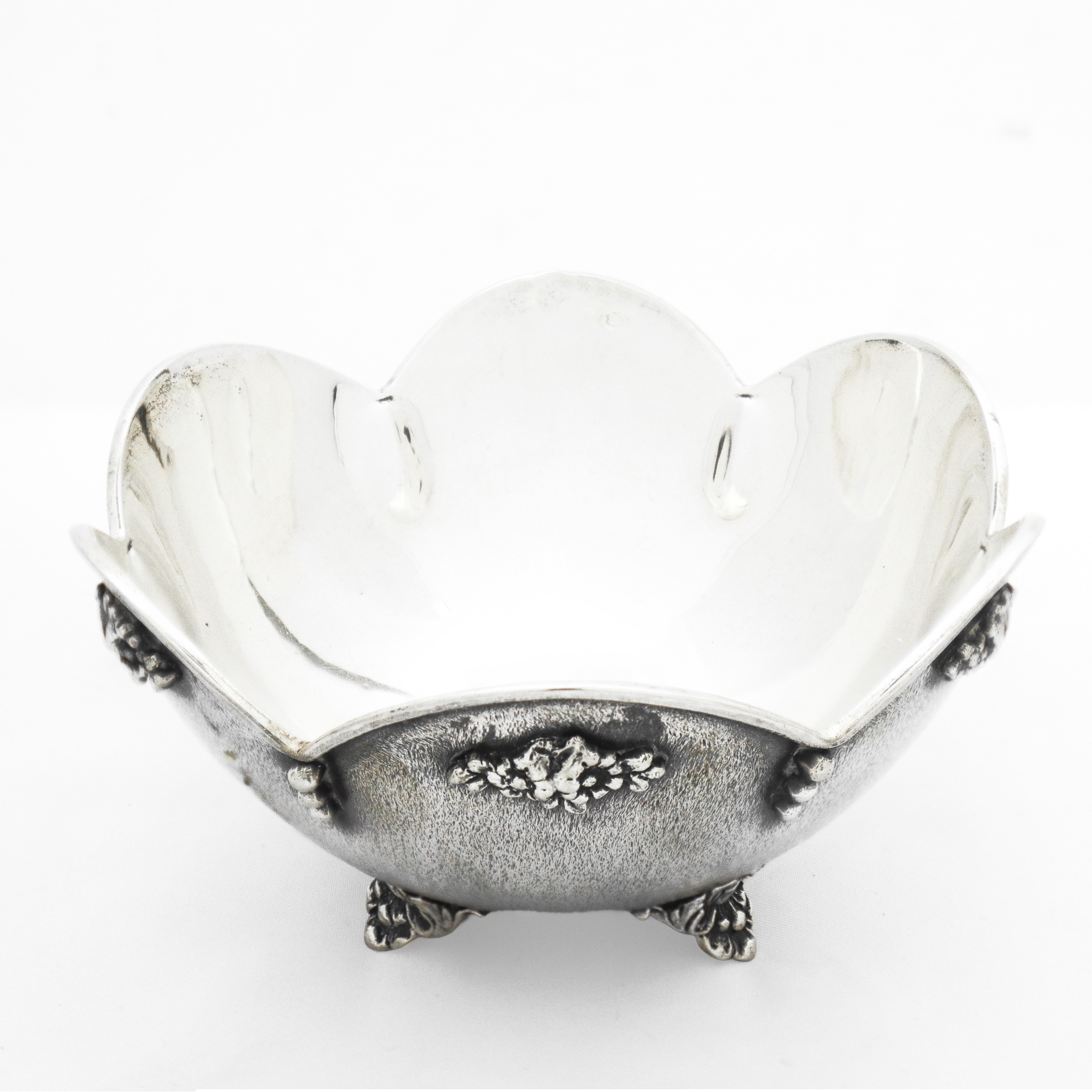 Portaconfetti in argento 800