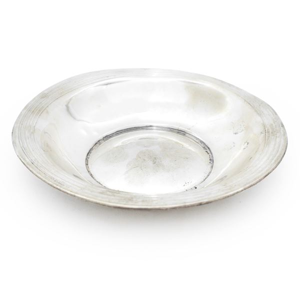 Round 800 silver dessert plate