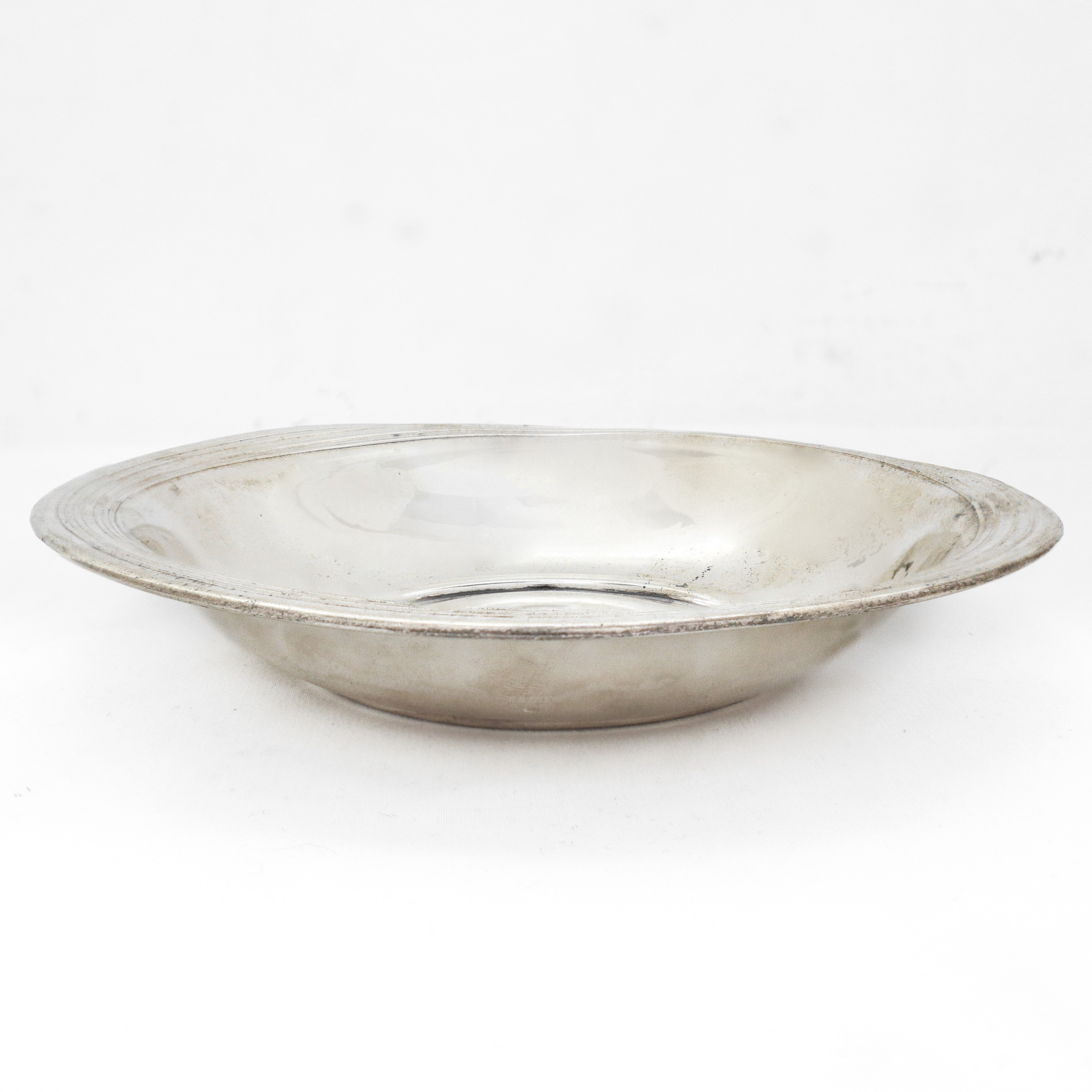 Piatto portadolci in argento 800 rotondo