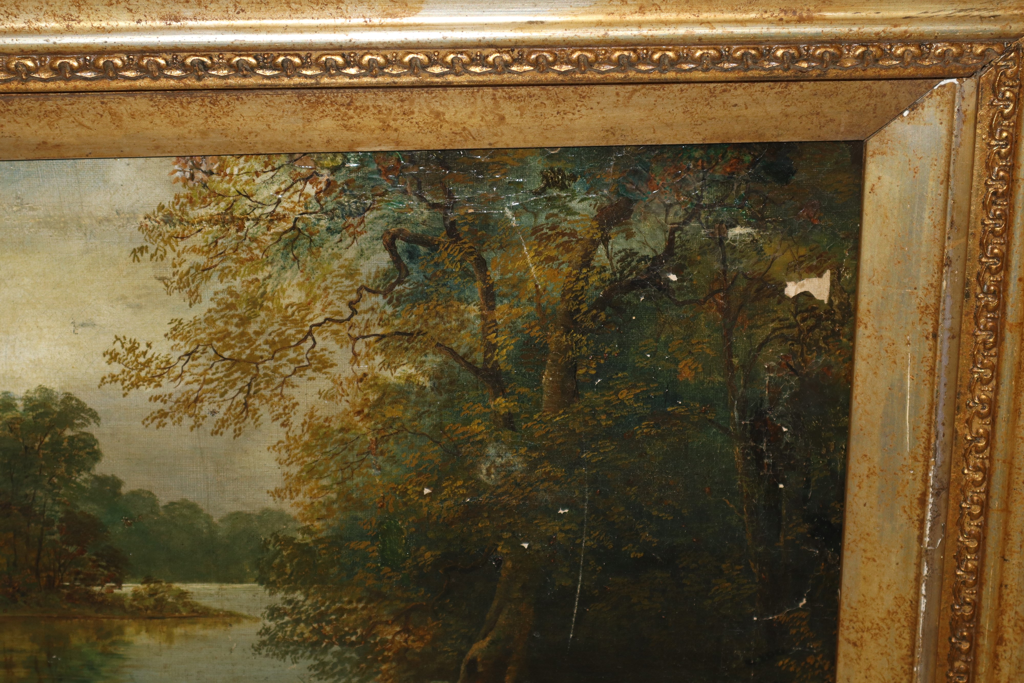 Paesaggio Fluviale con Personaggi