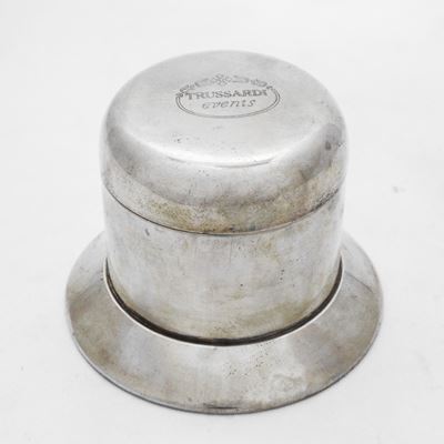 Piccolo contenitore vintage in argento 800