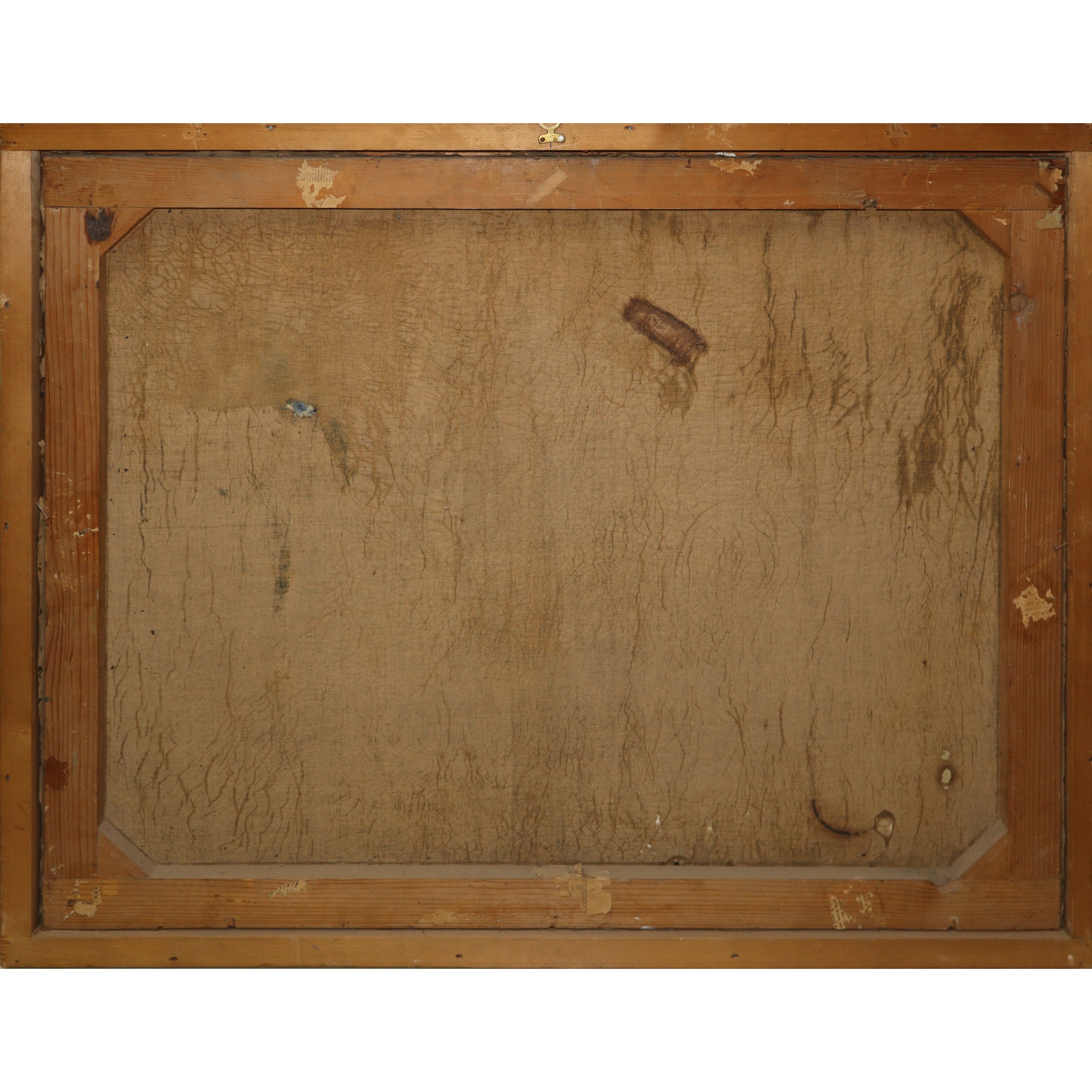 Paesaggio con ponte e personaggi