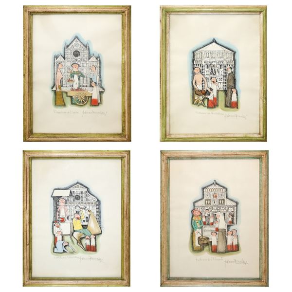 Adorno Bonciani - The 4 Seasons in San Miniato