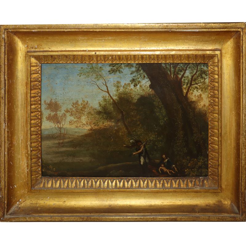 Agar confortata dall'Angelo