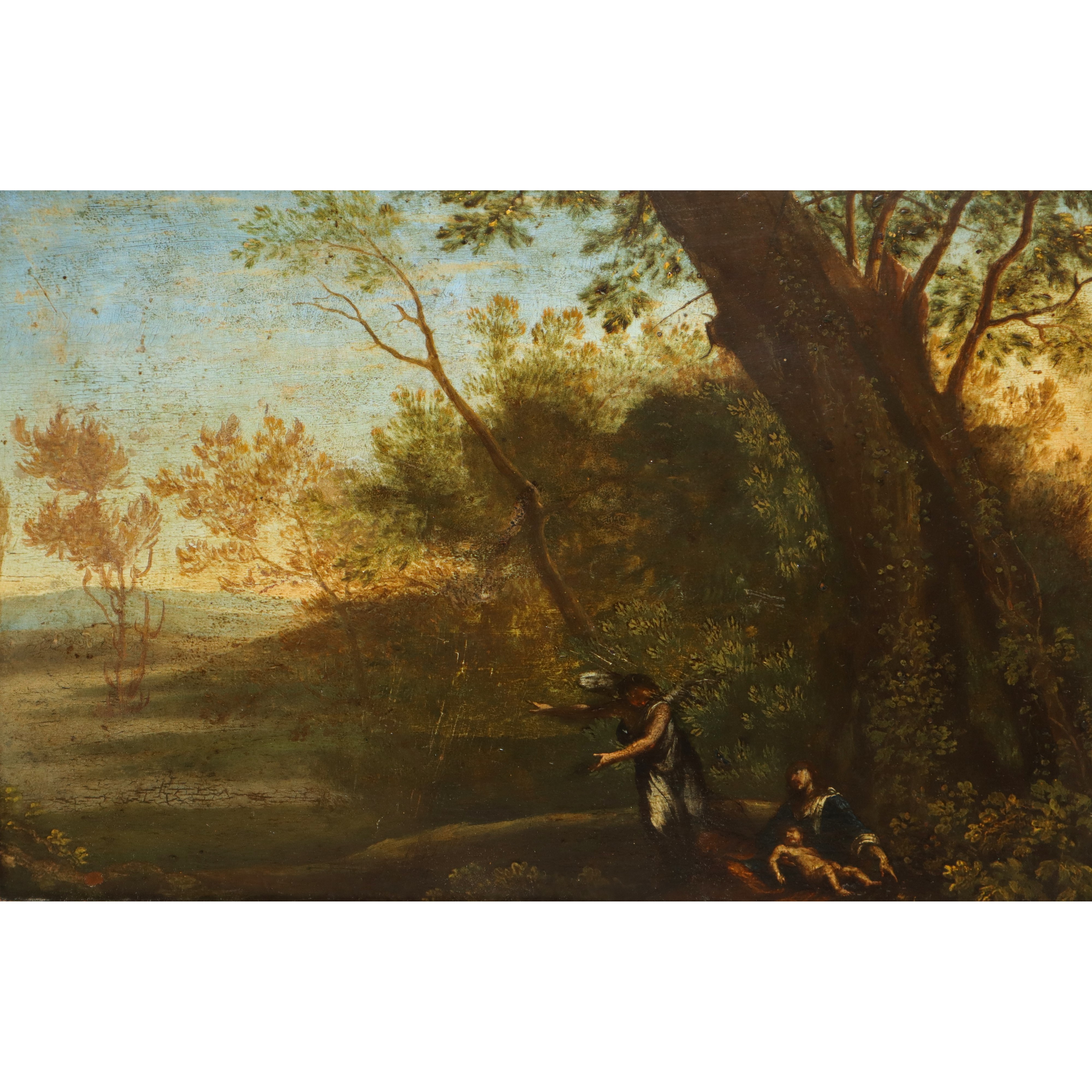 Agar confortata dall'Angelo