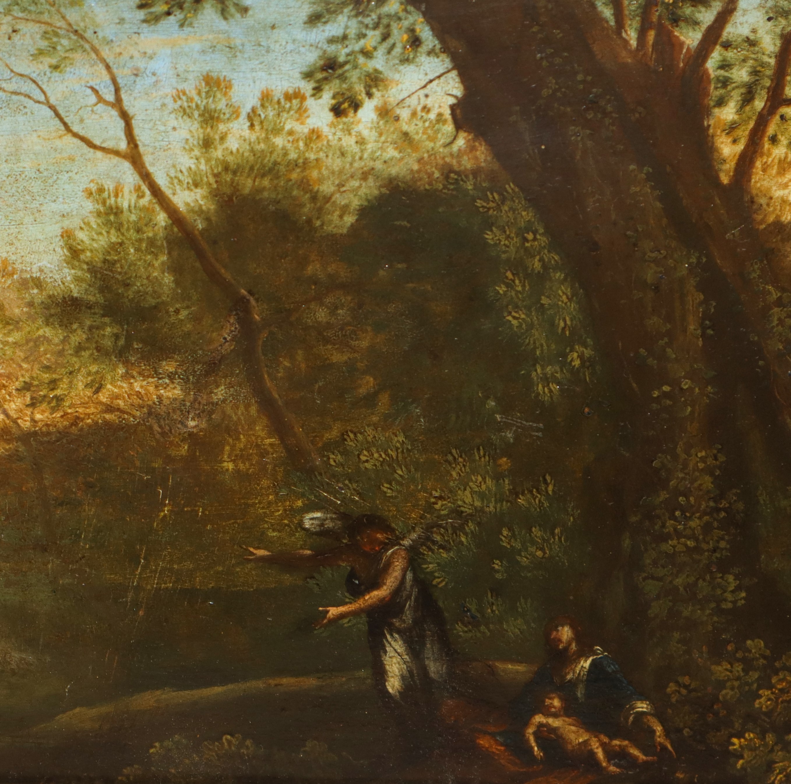 Agar confortata dall'Angelo