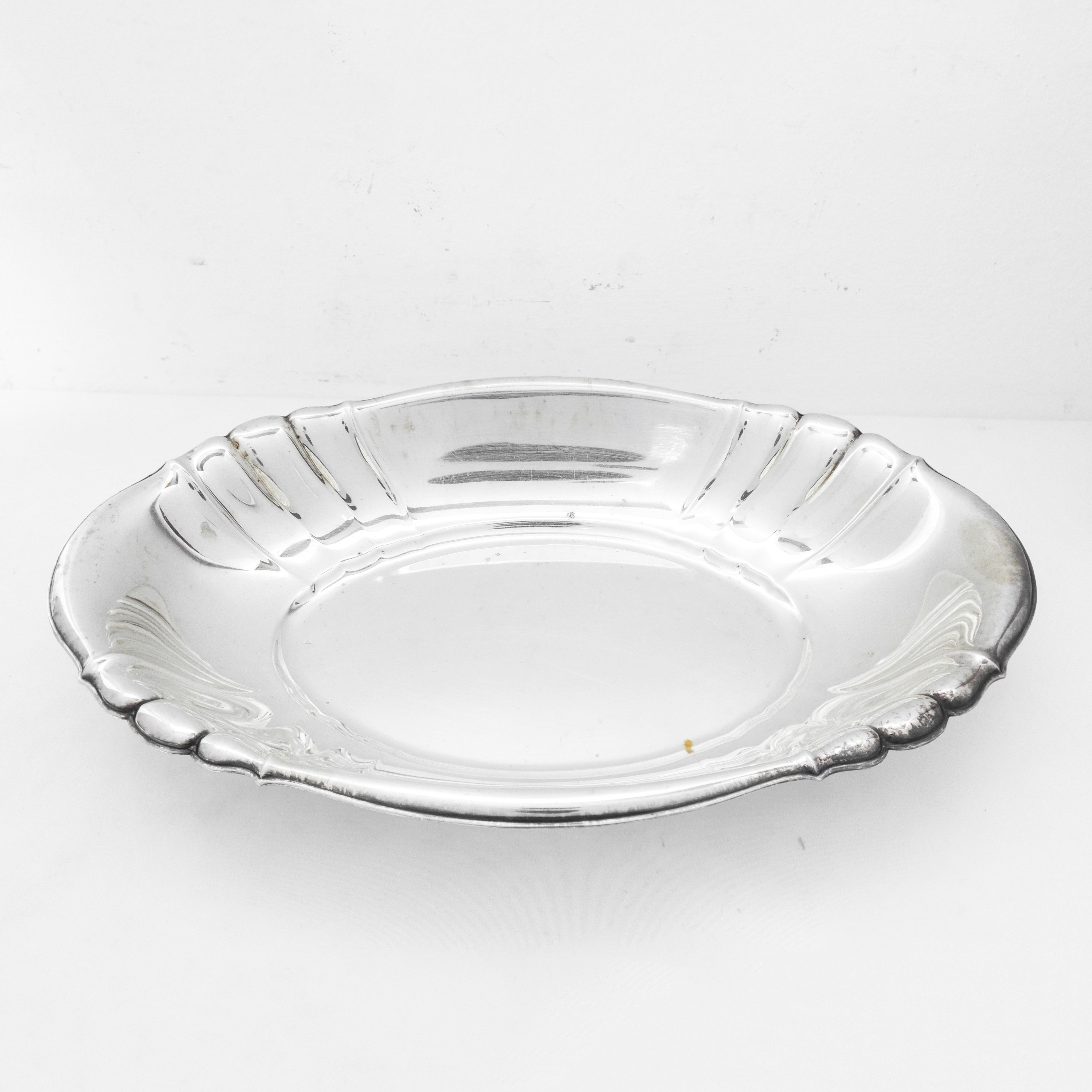 Portadolci ovale in argento 800