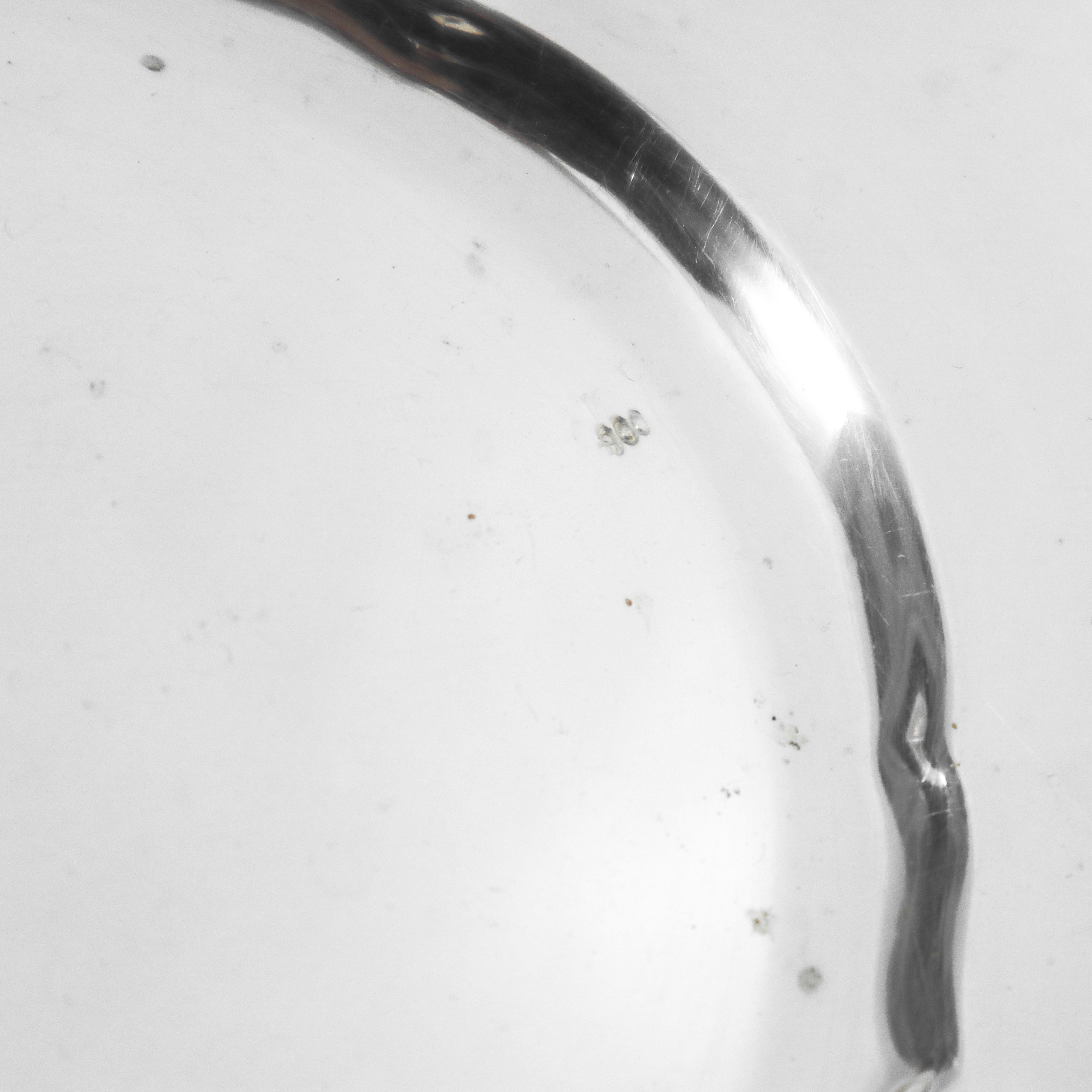 Portadolci ovale in argento 800