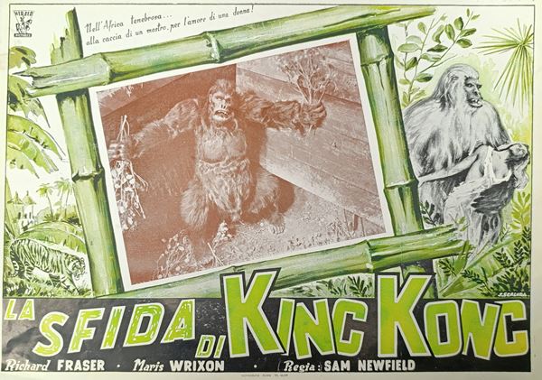 La sfida di King Kong fotobusta