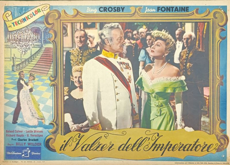 Il Valzer Dell'imperatore. Fotobusta Originale