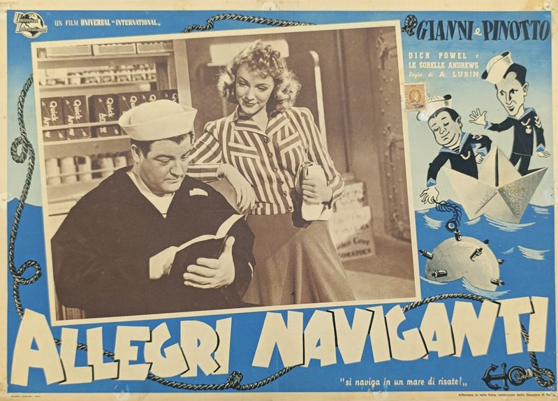 Allegri Naviganti. Fotobusta